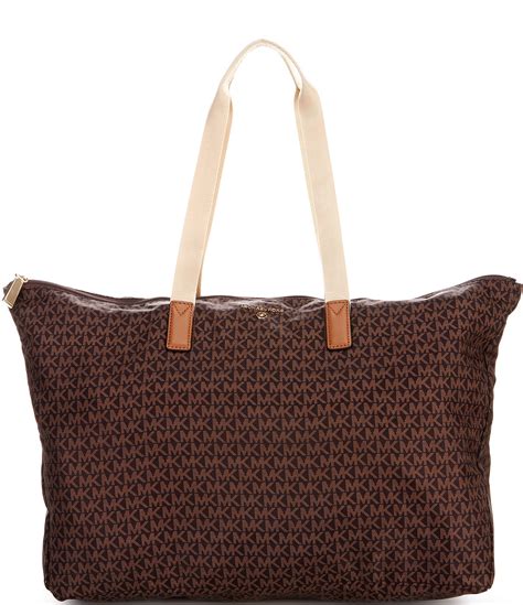 michael kors large logo tote bag|Michael Kors nylon tote bag.